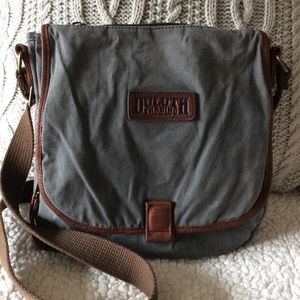 Duluth Trading Oil Cloth Sling Bag